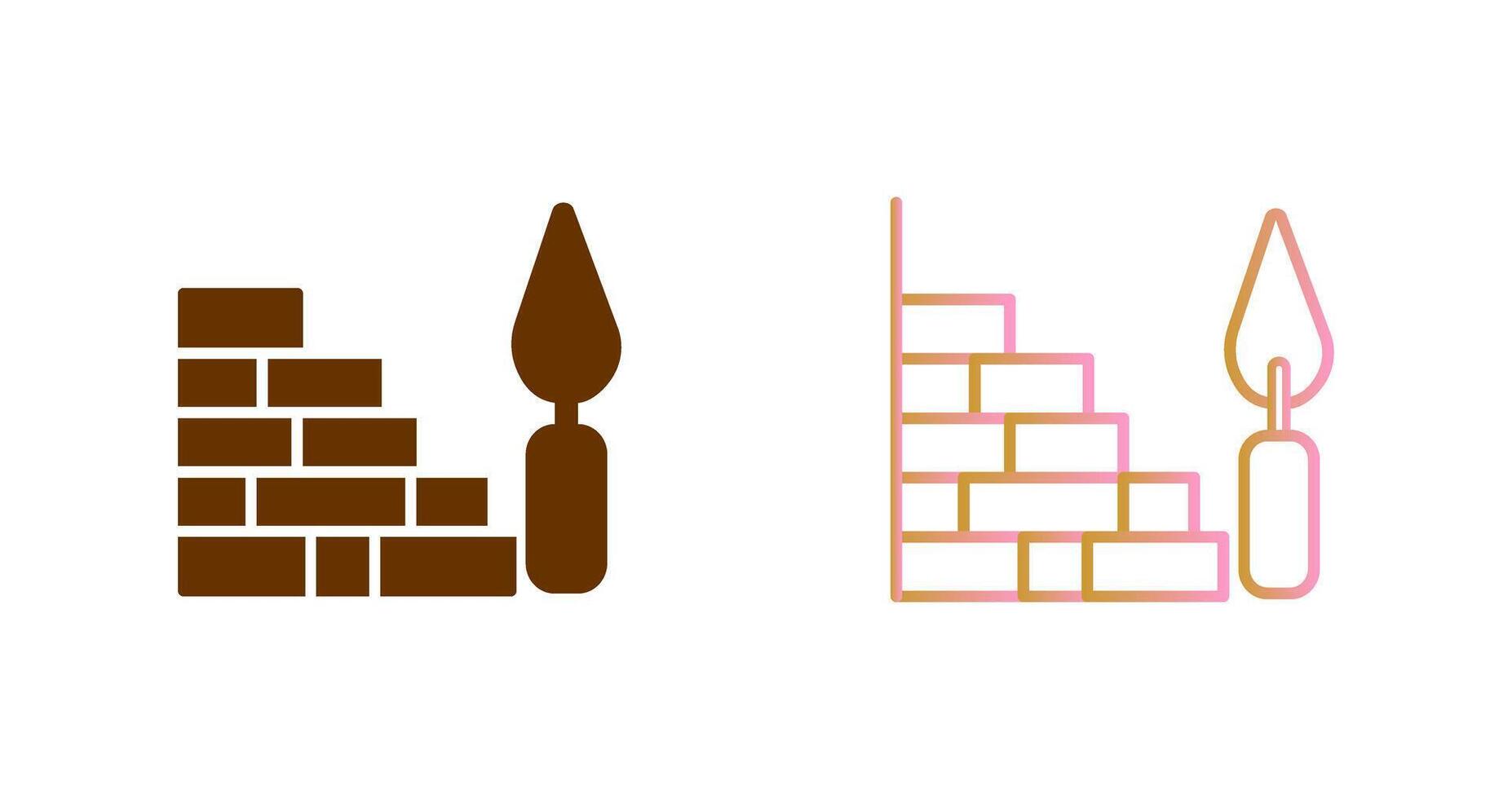 Bricks Icon Design vector