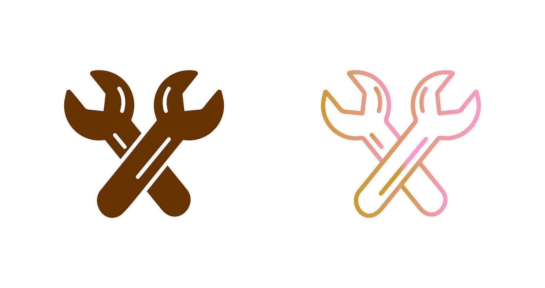 Wrench Icon Design vector