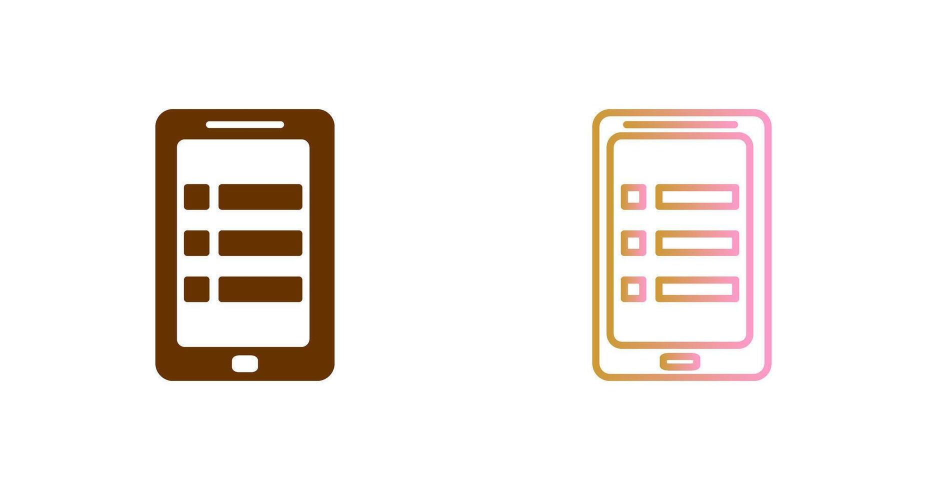 Menu Icon Design vector