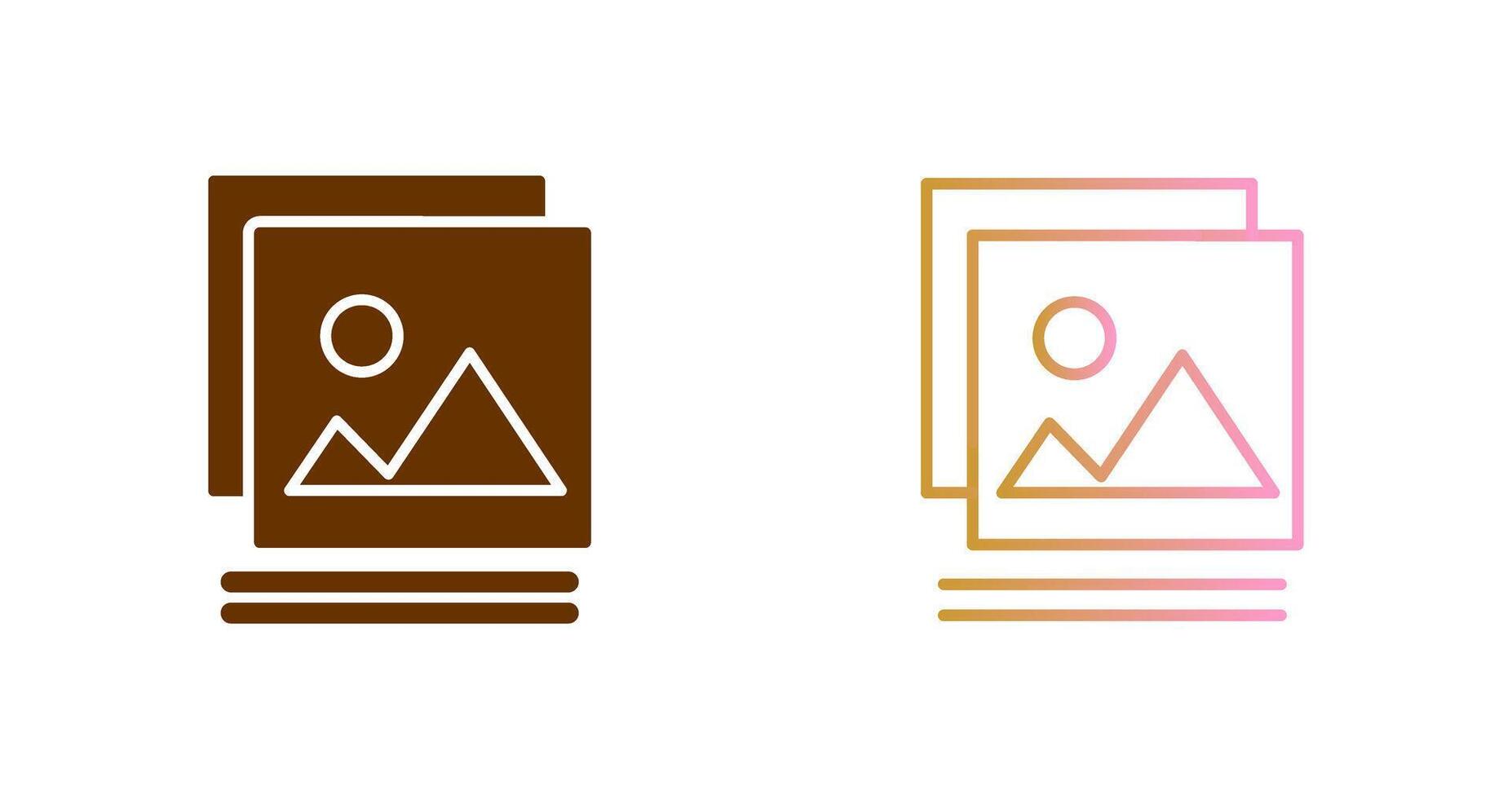 Gallery Icon Design vector