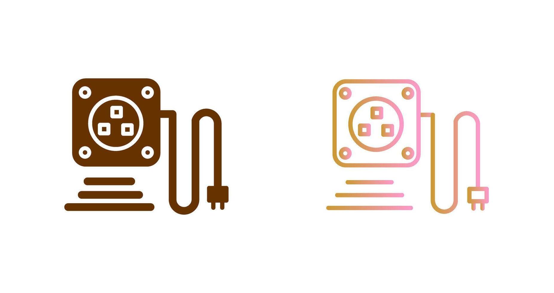 Socket Icon Design vector