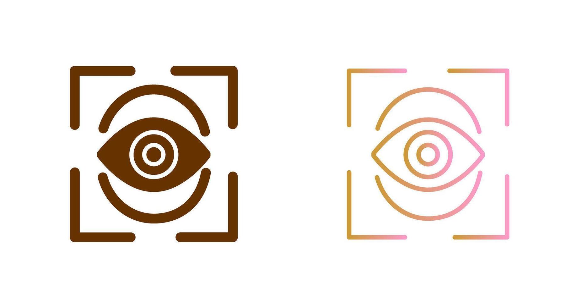 Vision Icon Design vector