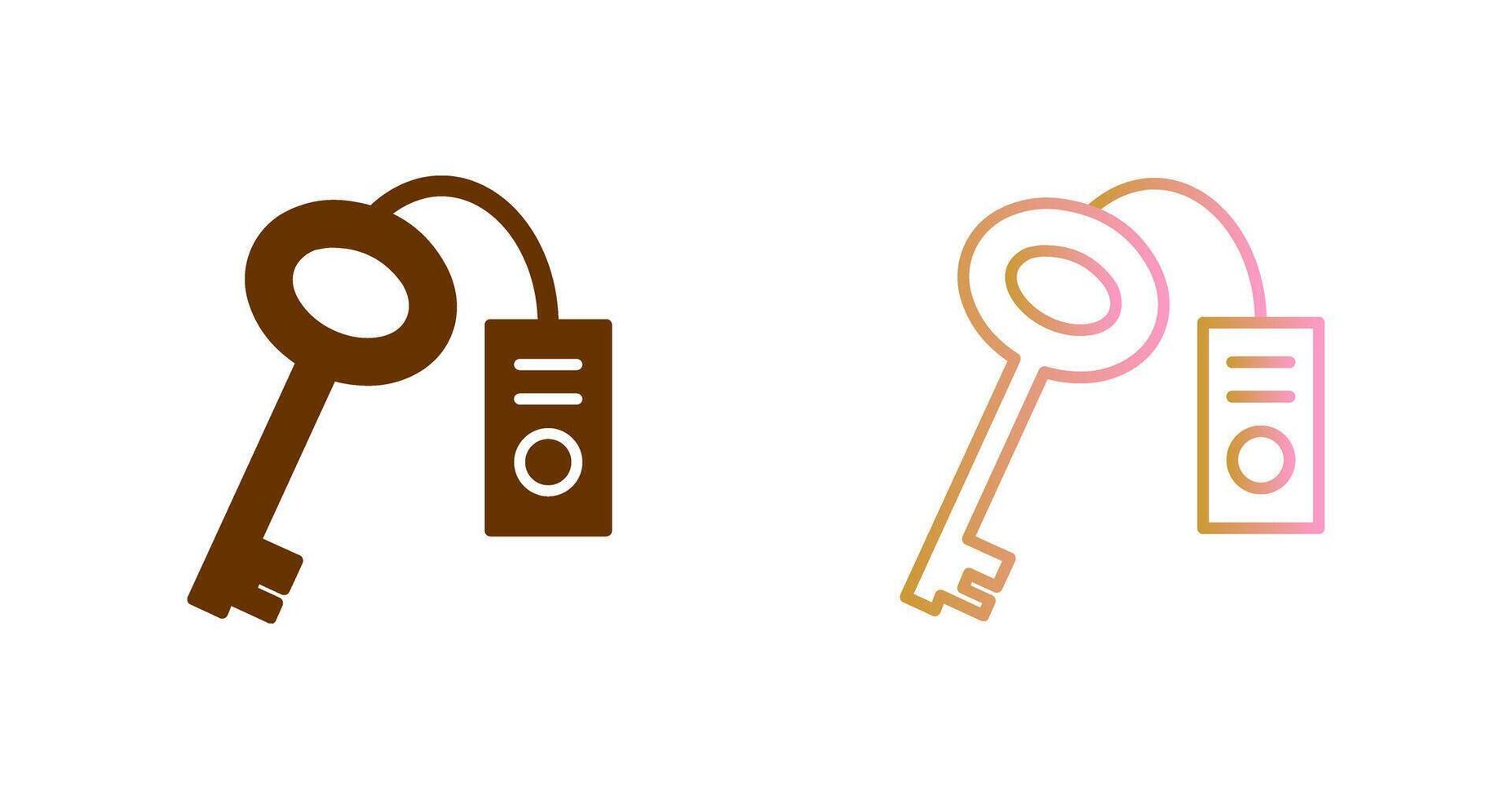 Key Icon Design vector