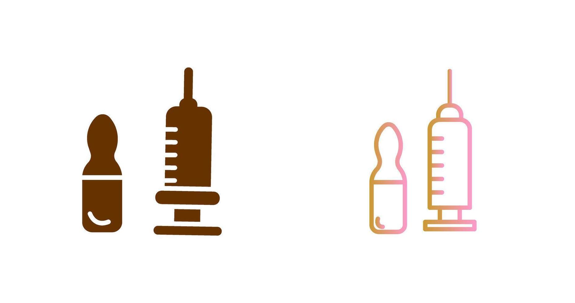 Injection Icon Design vector