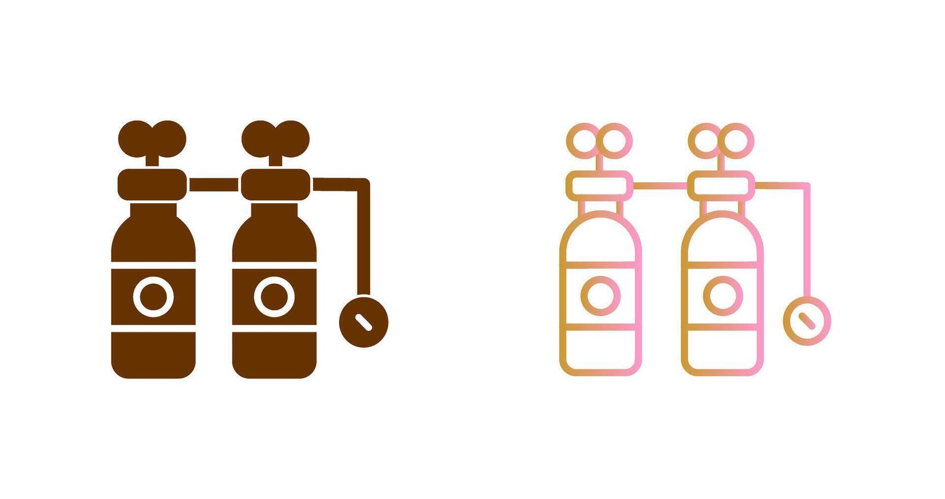 Oxygen Tank Icon Design vector