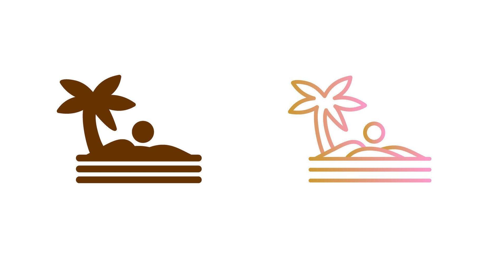 Desert Icon Design vector