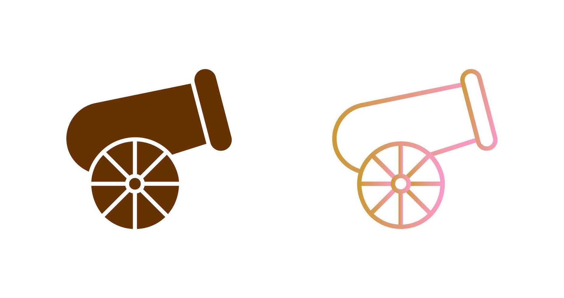 Cannon Icon Design vector