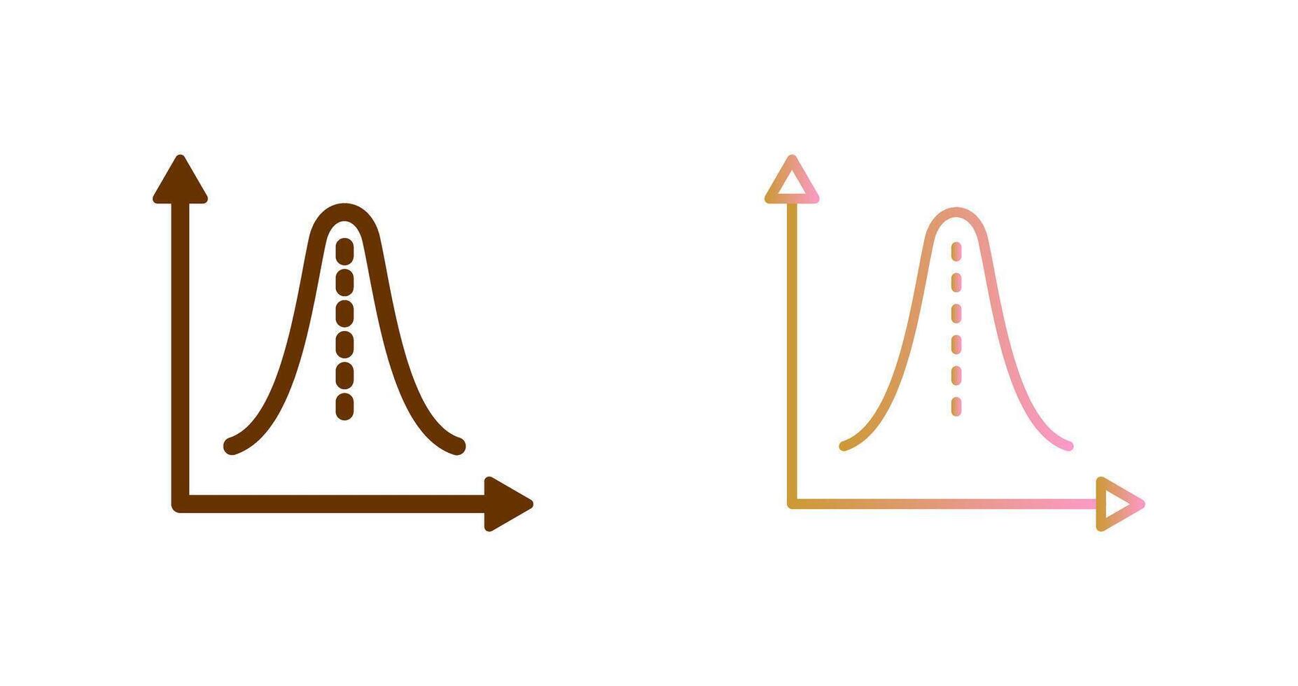 Histogram Icon Design vector