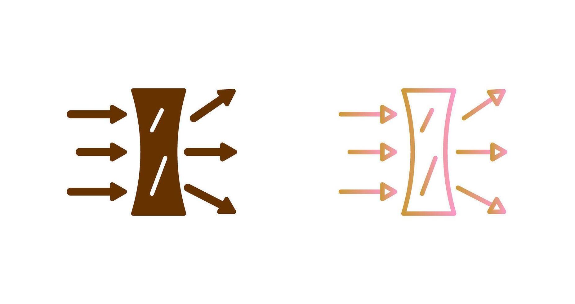 Reflection Icon Design vector