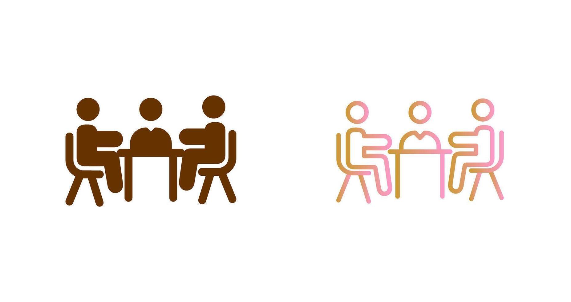 Meeting Icon Design vector