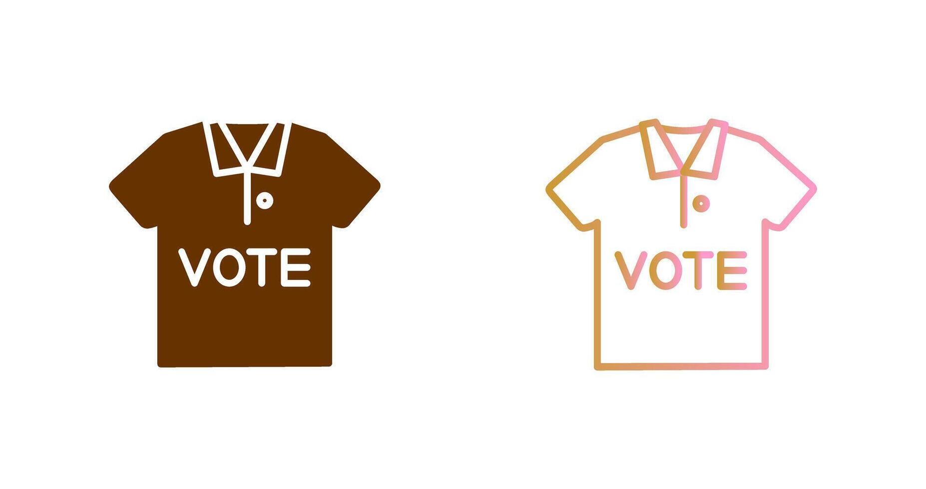 T Shirt Icon Design vector