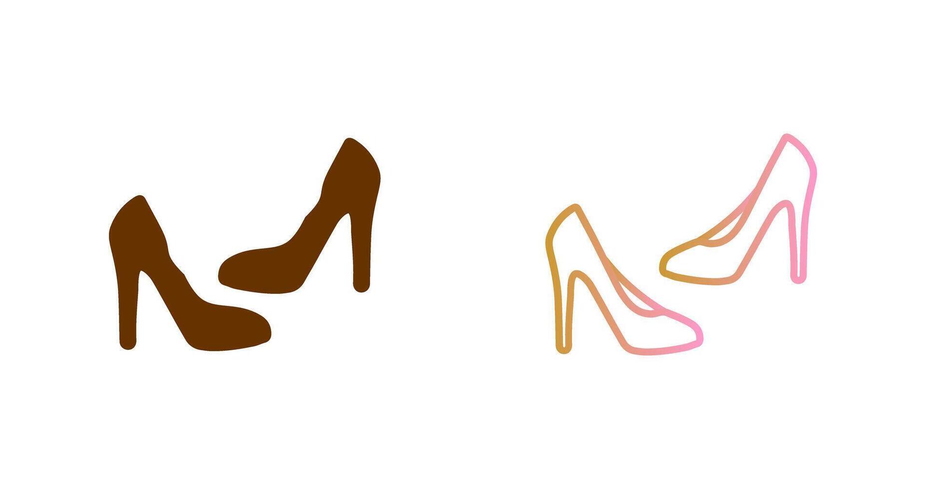 Heels Icon Design vector