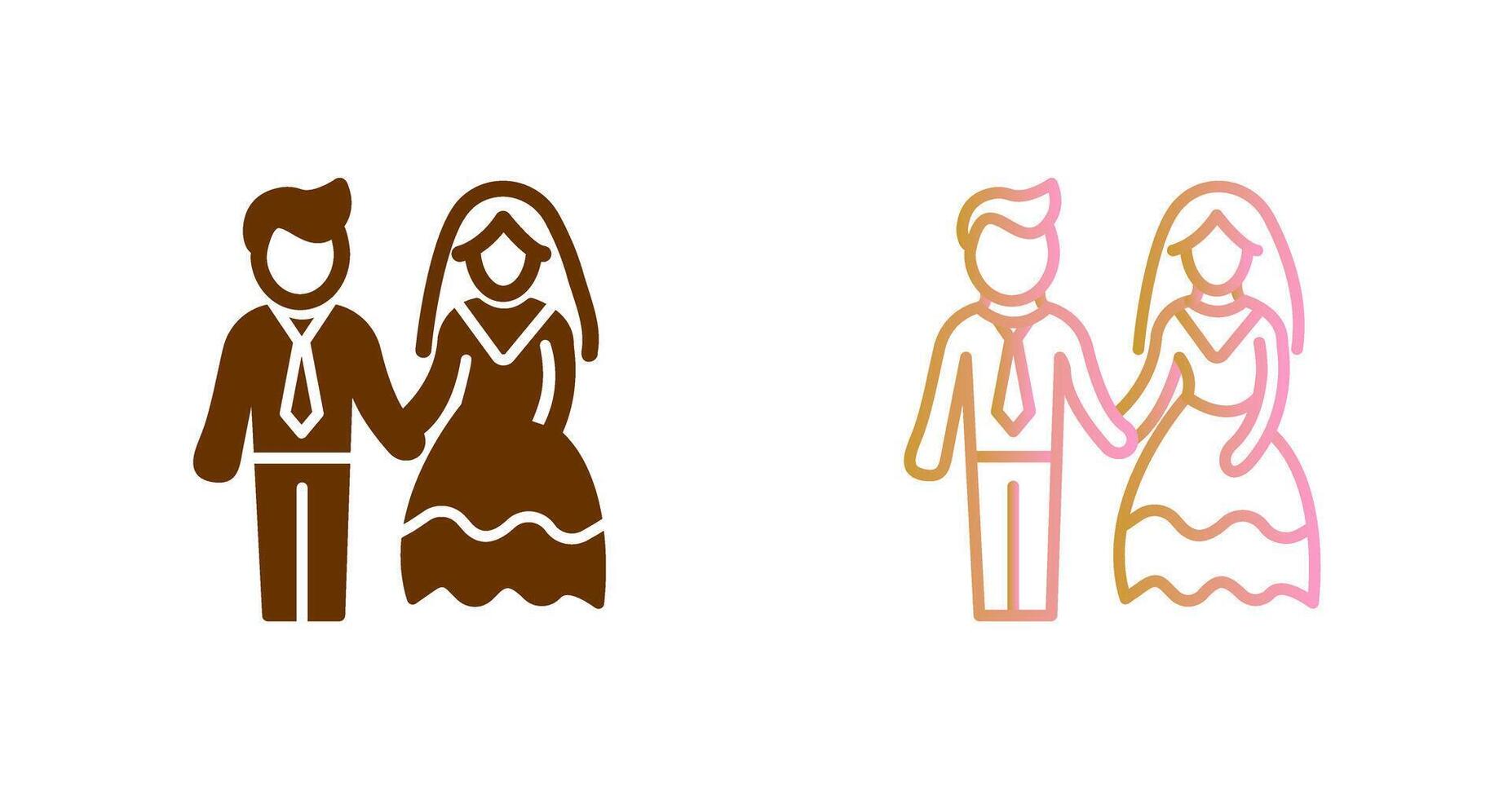 diseño de icono de pareja vector