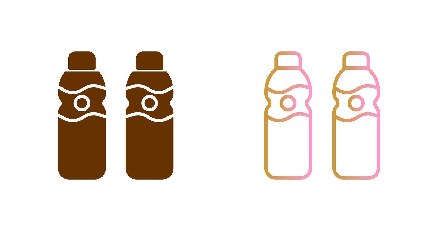 Water Bottle Icon Design vector