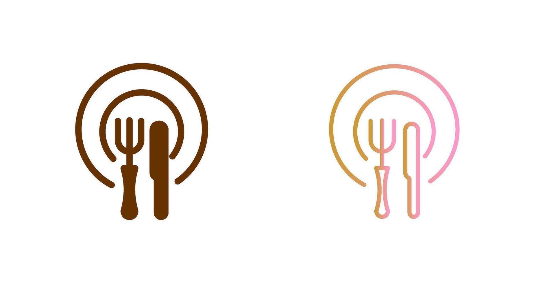 Food Icon Design vector