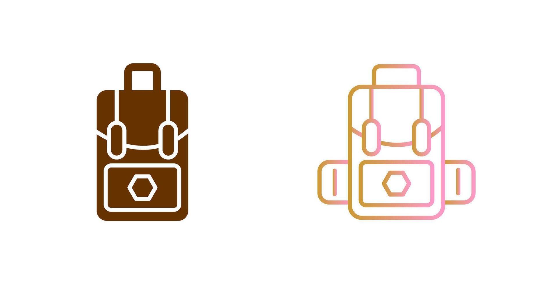 Bag Pack Icon Design vector