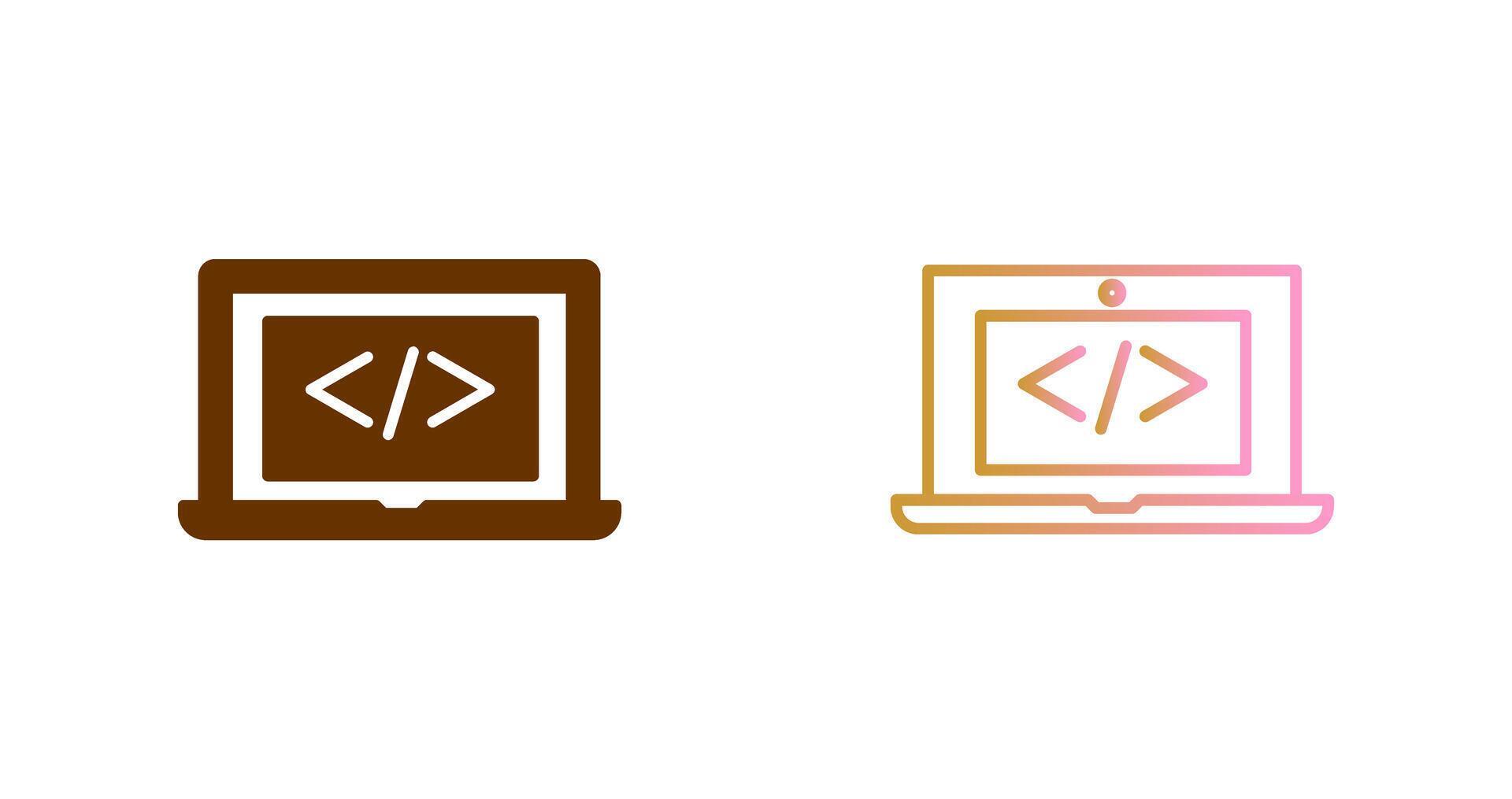 Coding Computer Icon Design 43145698 Vector Art at Vecteezy