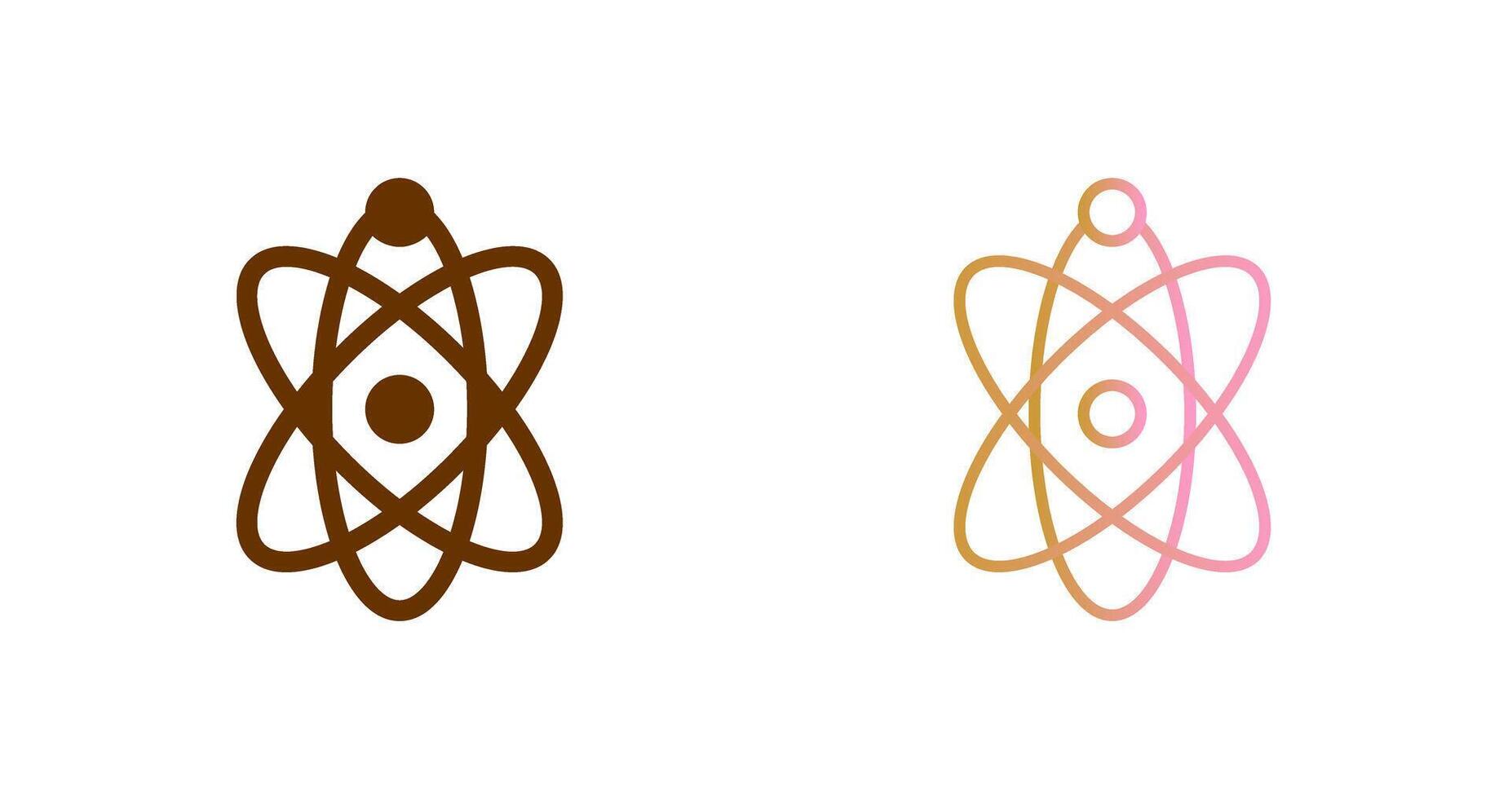 Atom Icon Design vector