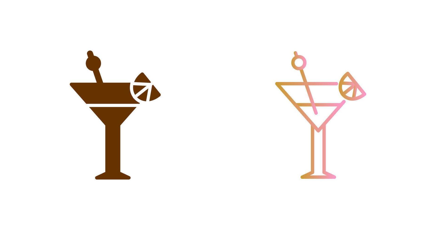 Martini Icon Design vector
