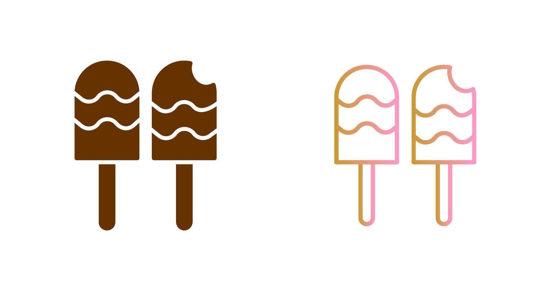 Popsicle Icon Design vector