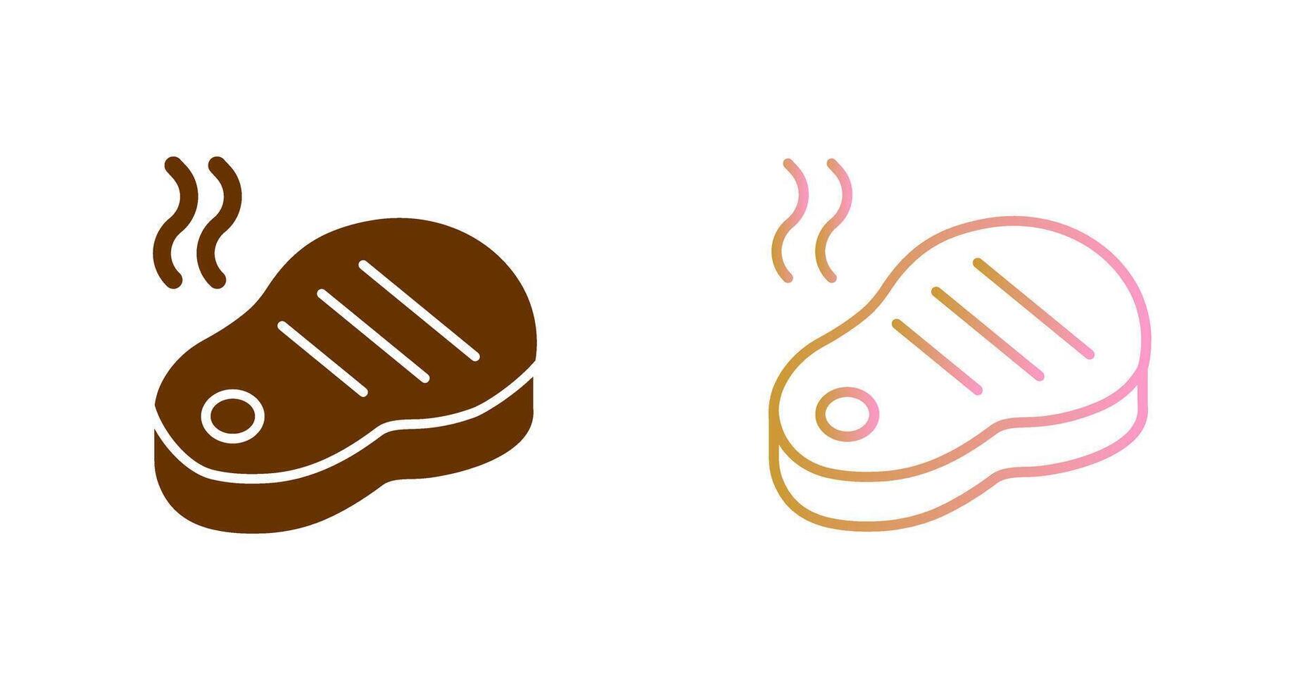 Steak Icon Design vector
