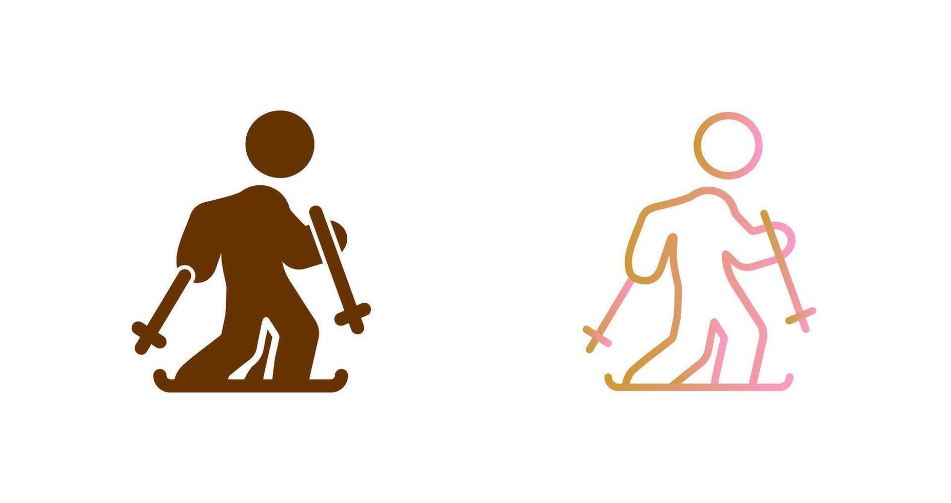 Ski Icon Design vector