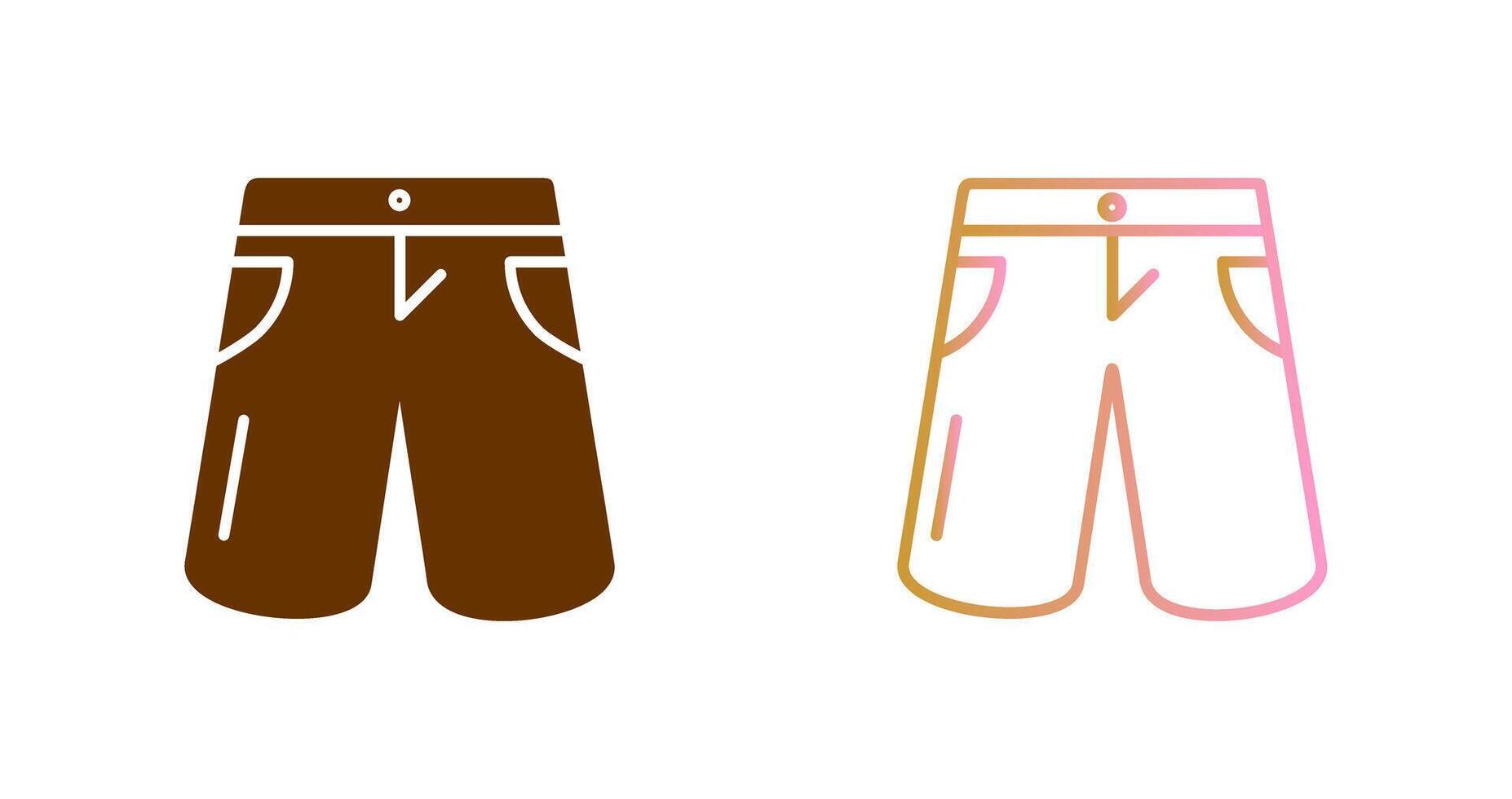 Shorts Icon Design vector