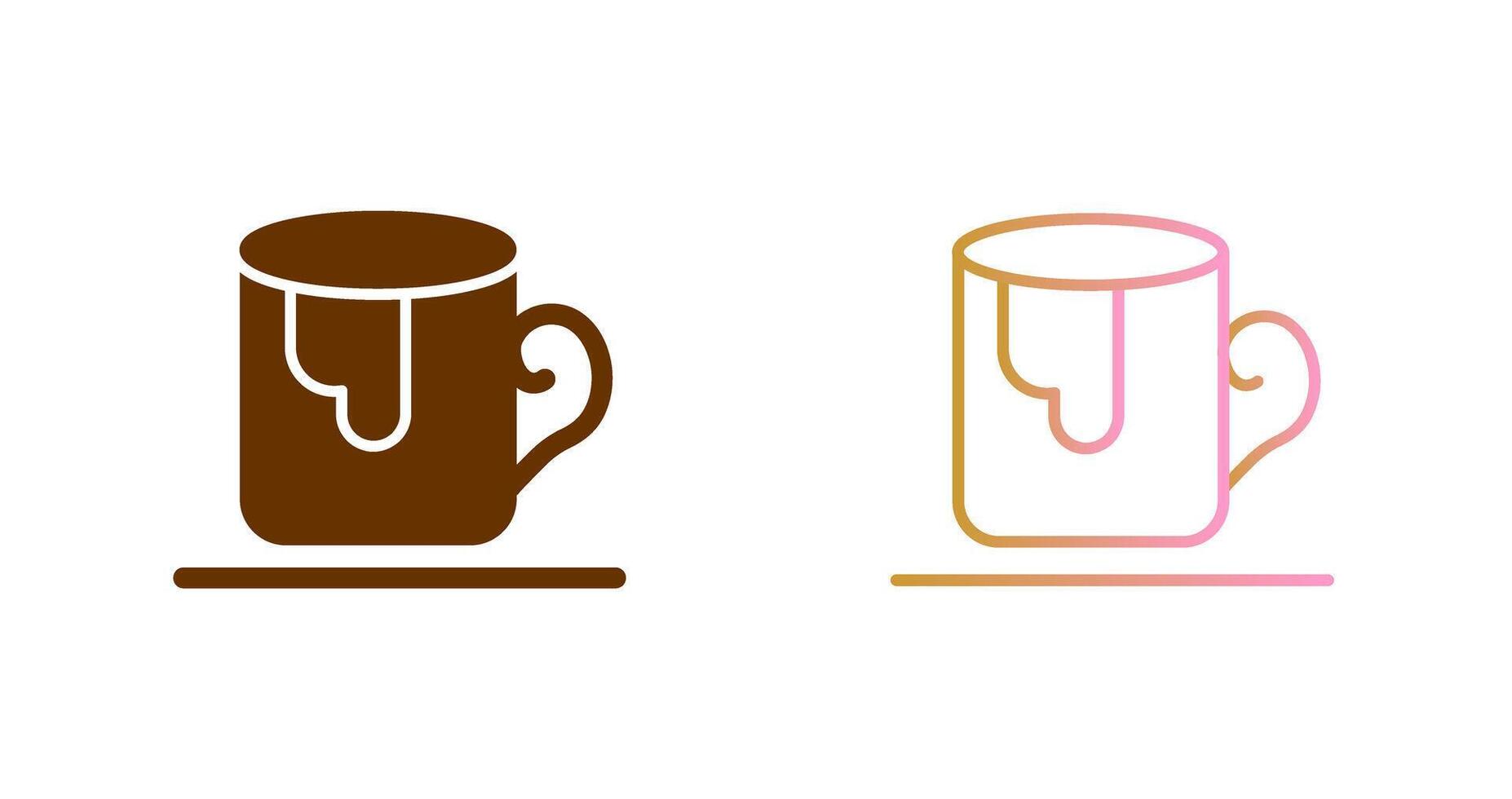 Hot Chocolate Icon Design vector