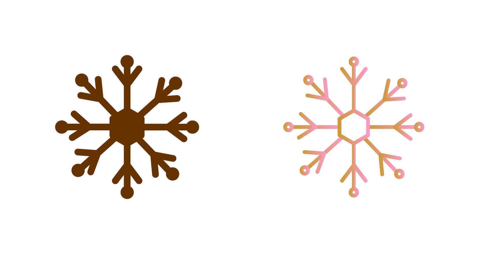 Snowflake Icon Design vector