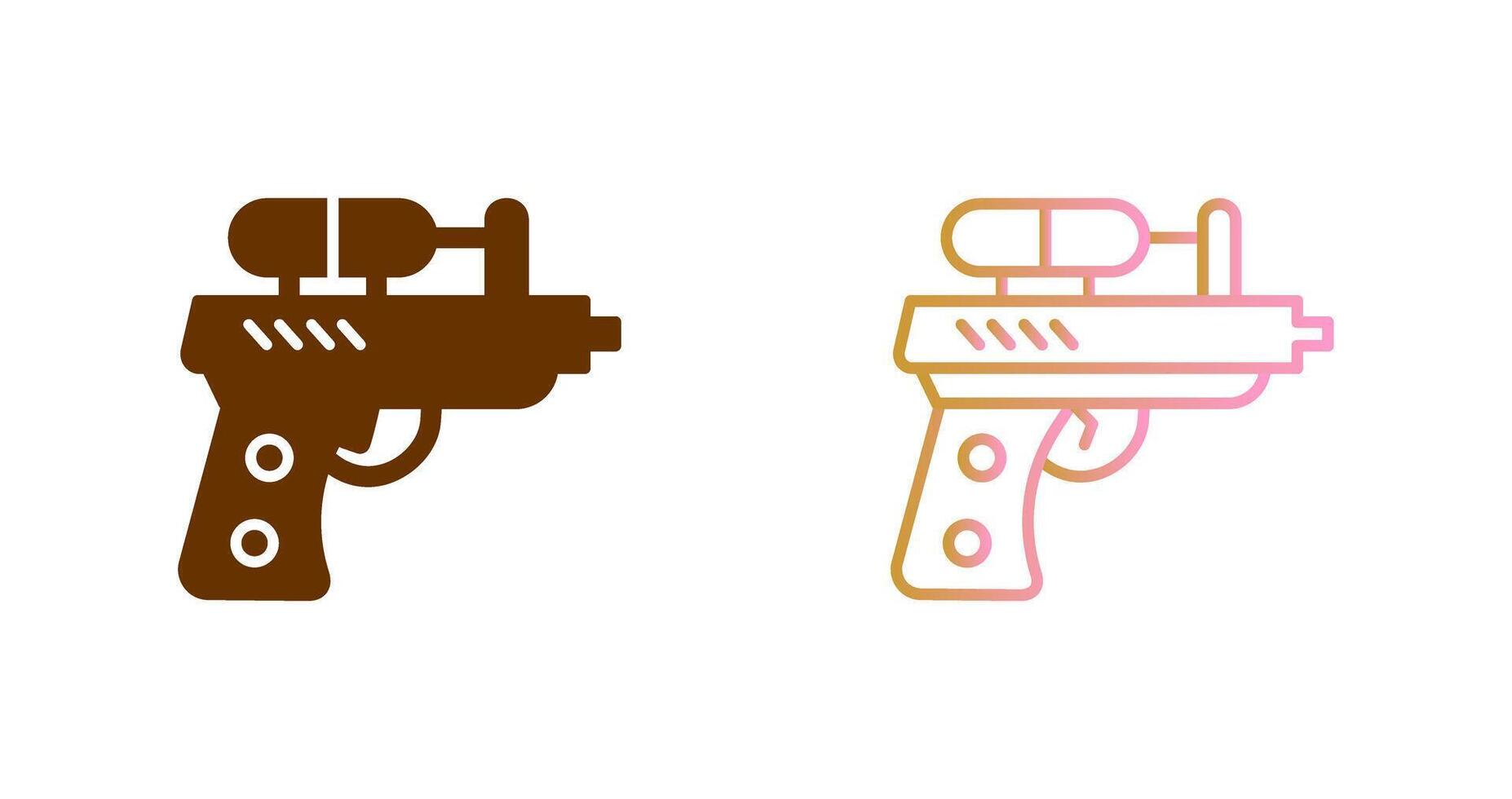 Watergun Icon Design vector