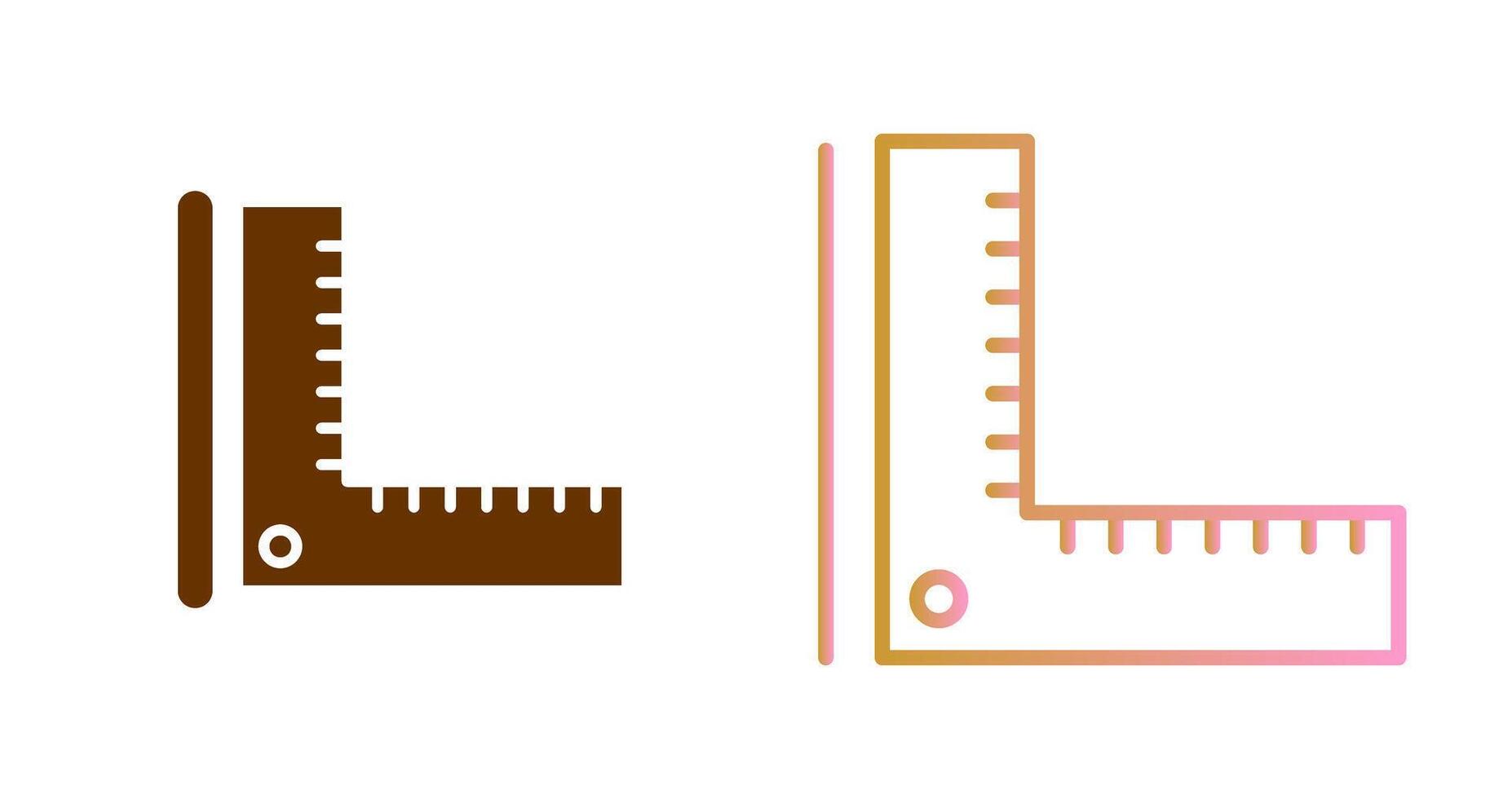 Ruler Icon Design vector