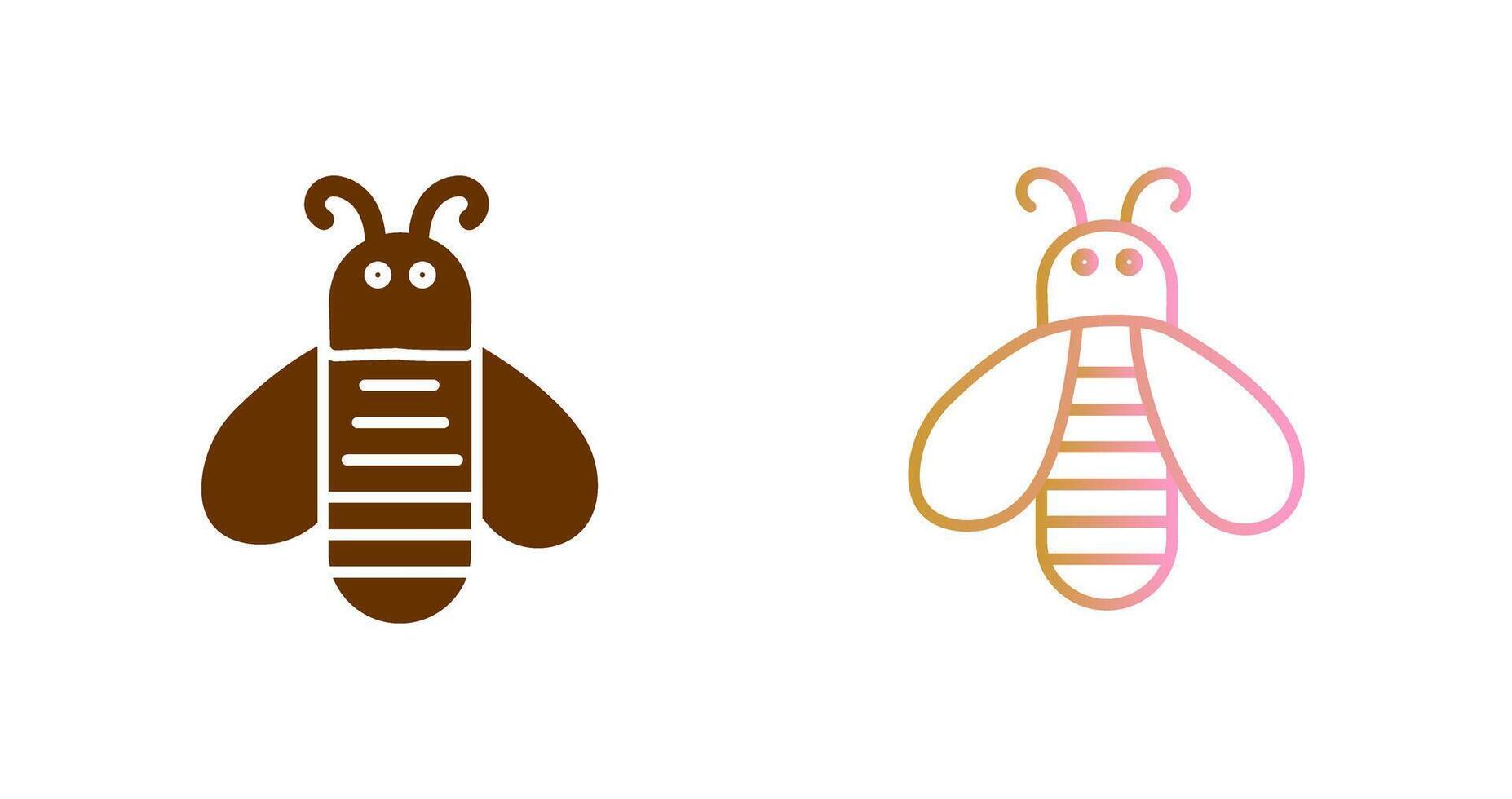 diseño de icono de abeja vector