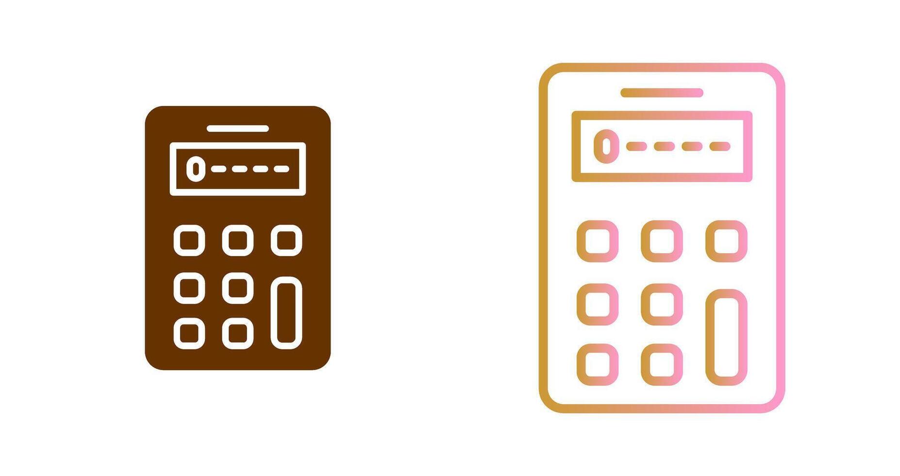 Calculator Icon Design vector