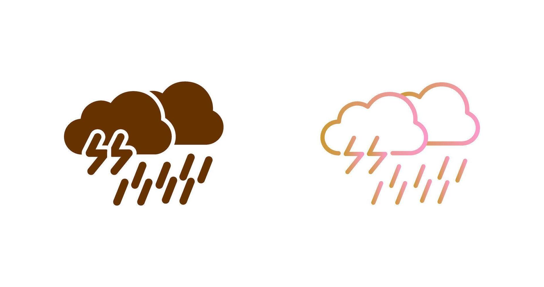 diseño de icono de lluvia vector