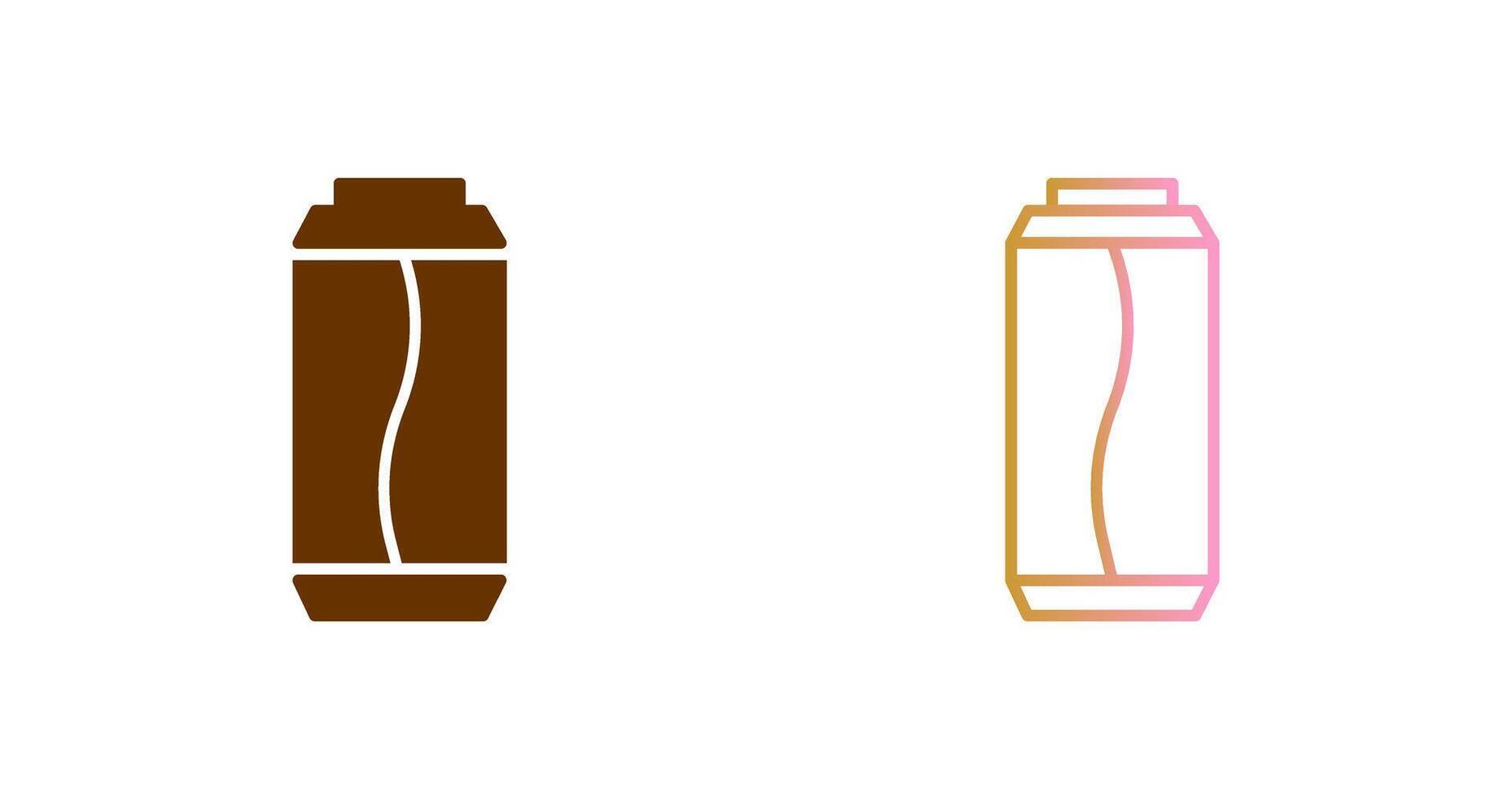 Can Icon Design vector