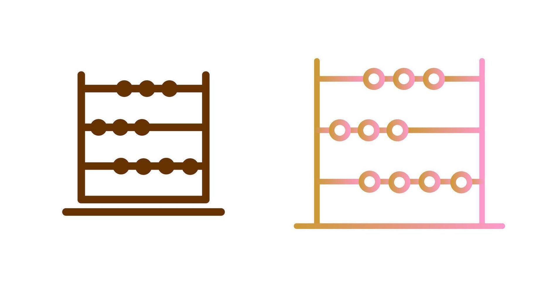 Abacus Icon Design vector