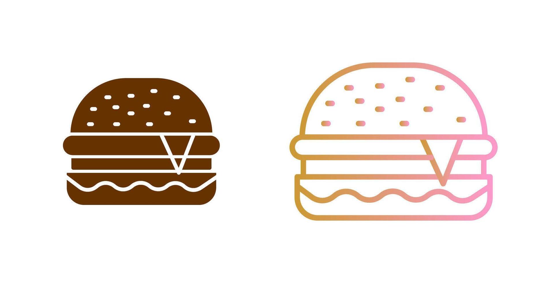 diseño de icono de hamburguesa vector