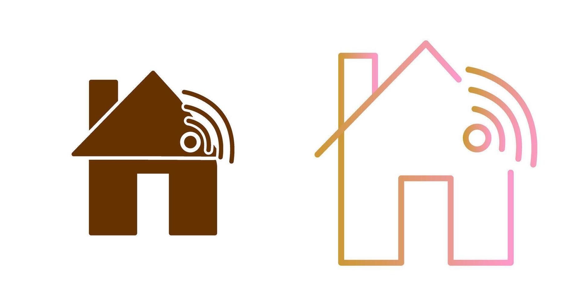 Smart House Icon Design vector