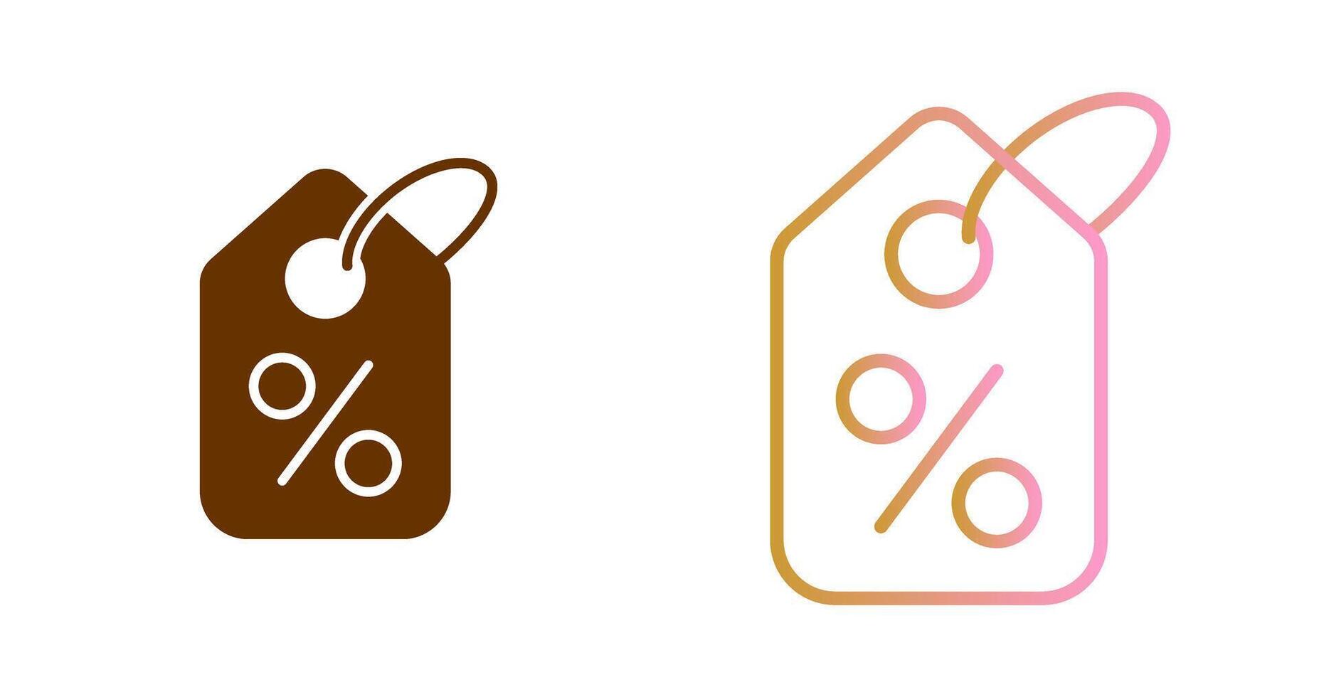 Discount Icon Design vector