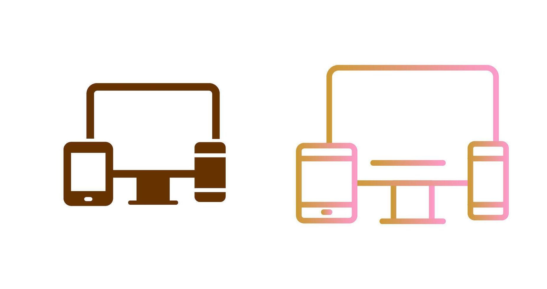 Responsive Icon Design vector