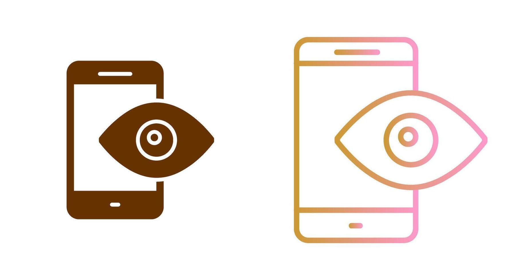 Vision Icon Design vector