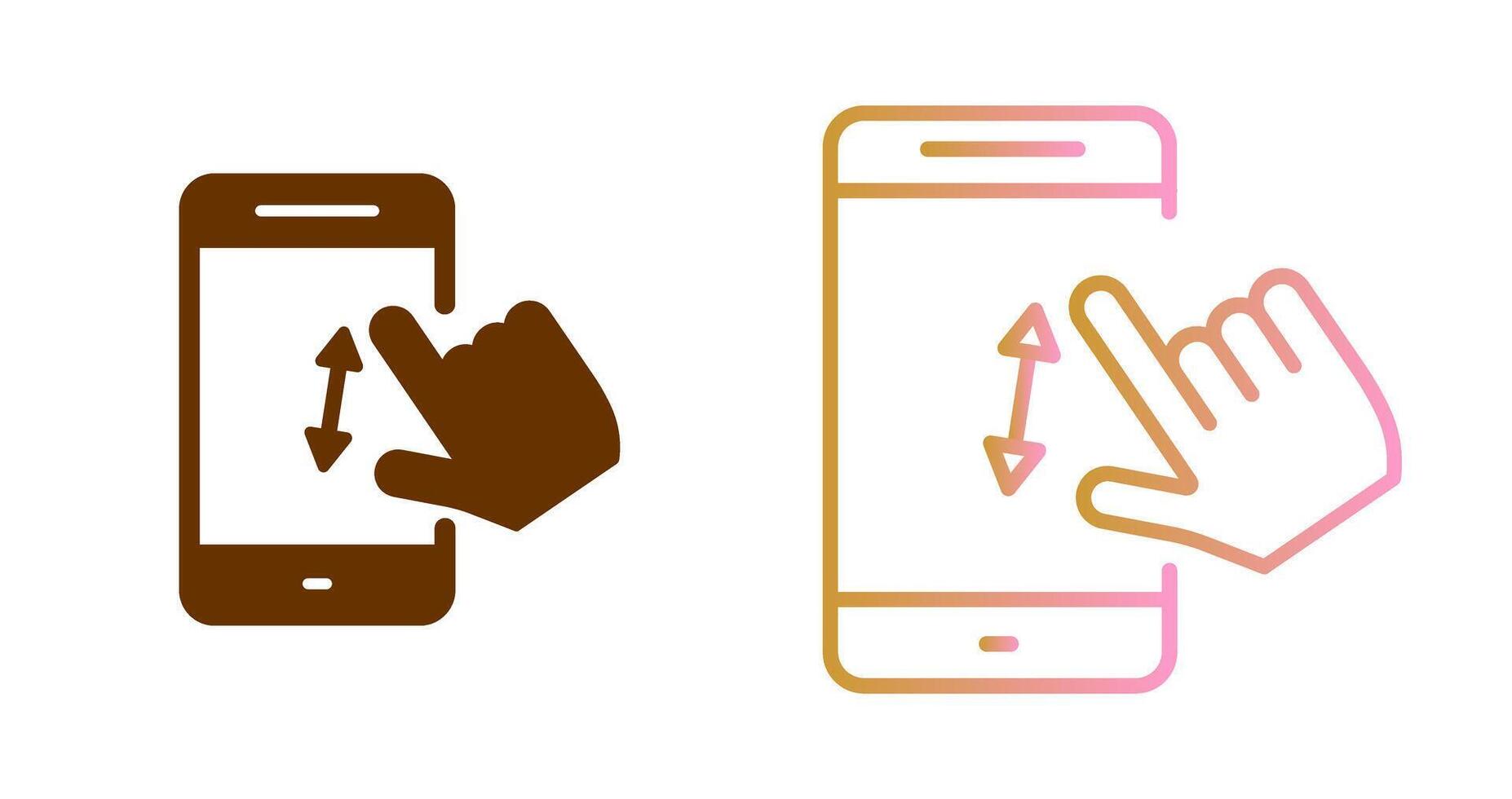 Swipe Icon Design vector