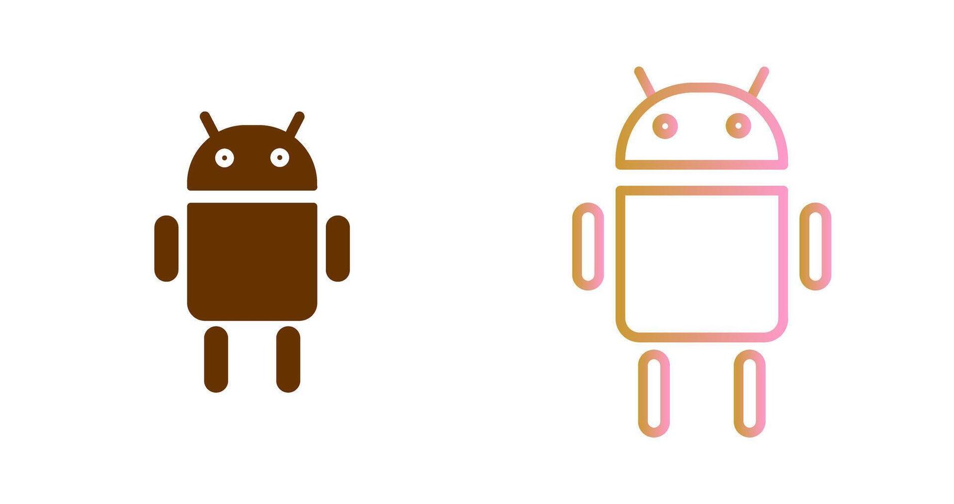 Android Icon Design vector