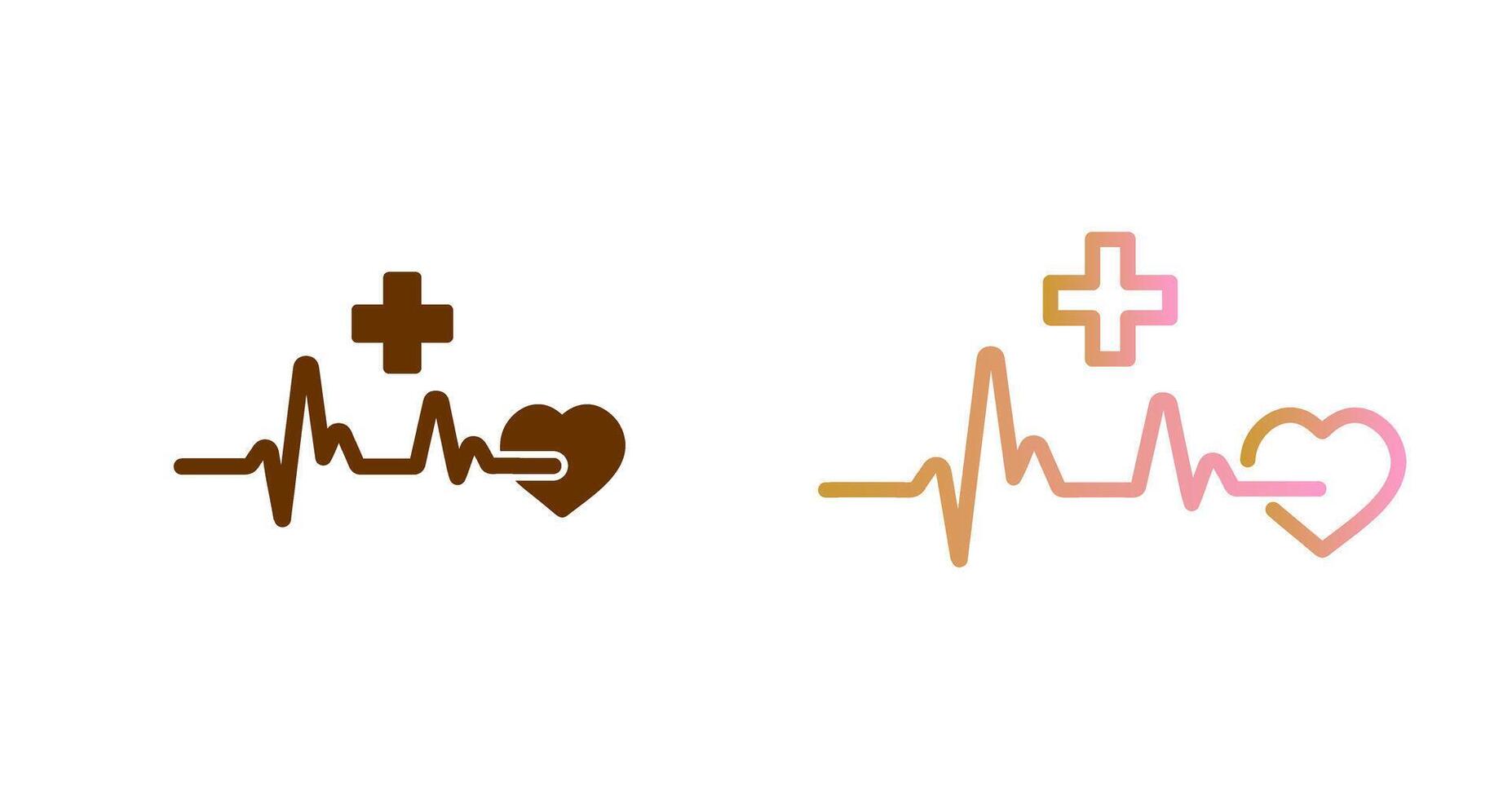 Heart Attack Icon Design vector