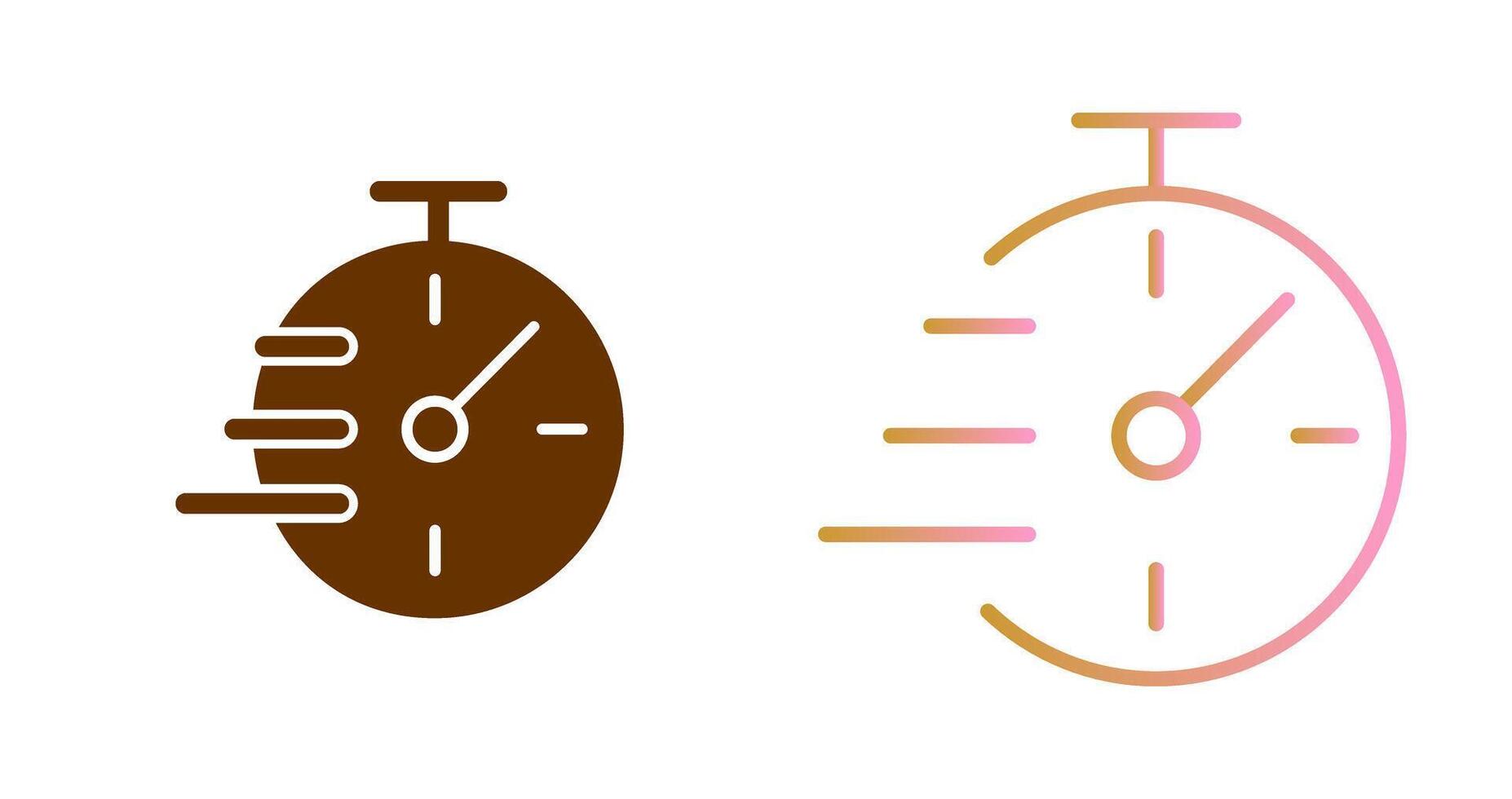 Flex Time Icon Design vector