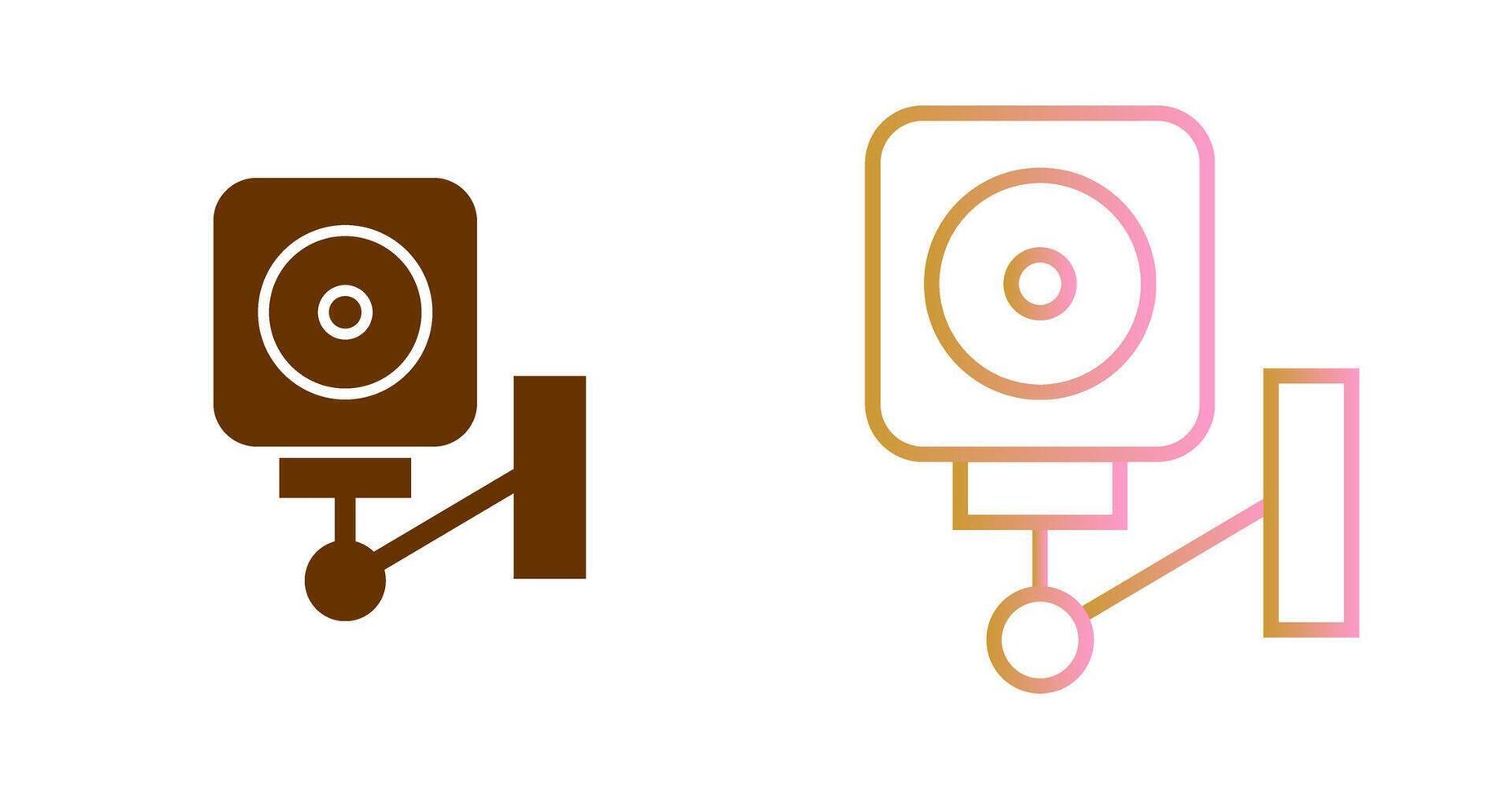 Surveillance Icon Design vector