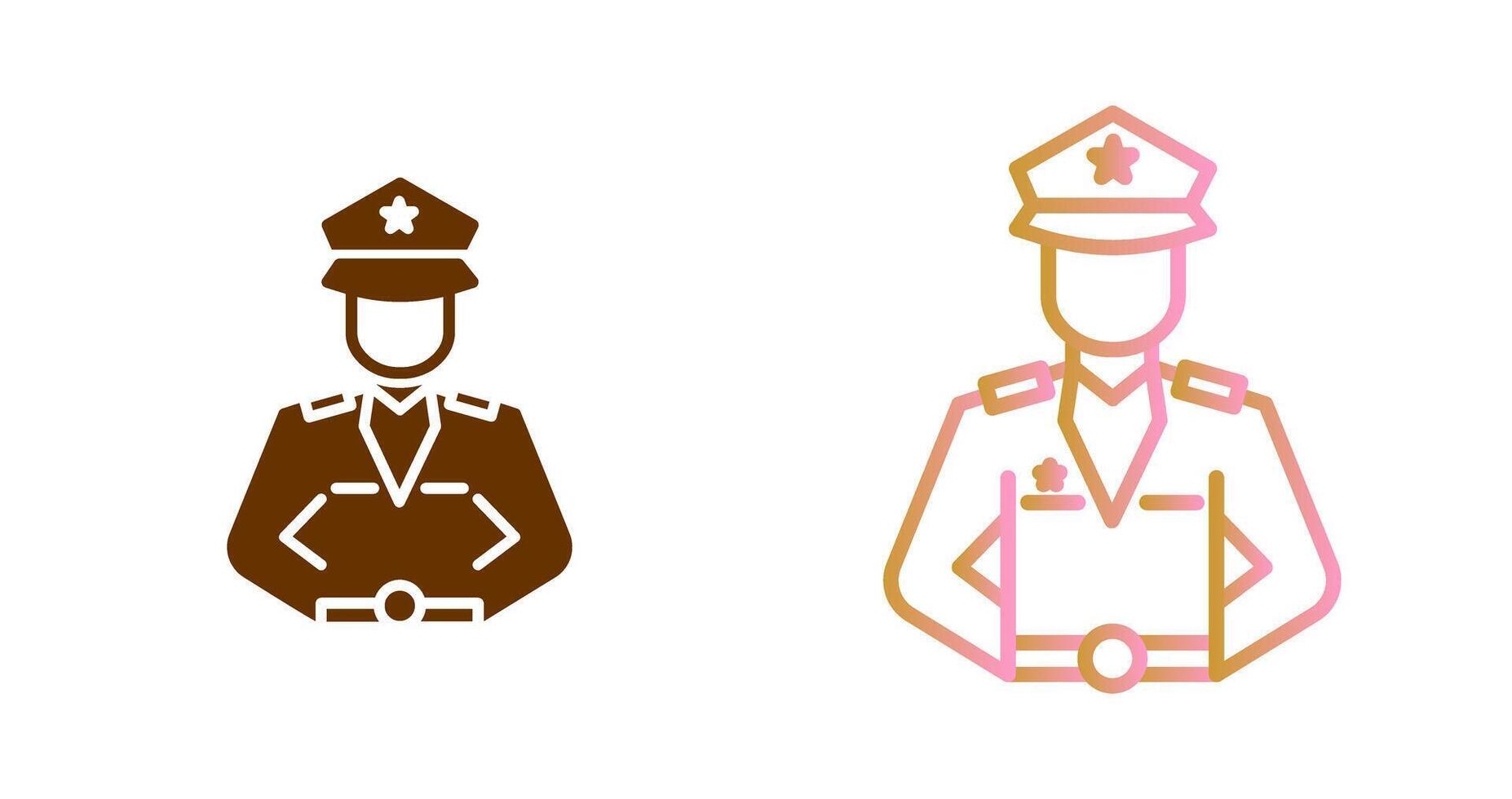 Police Man Icon Design vector