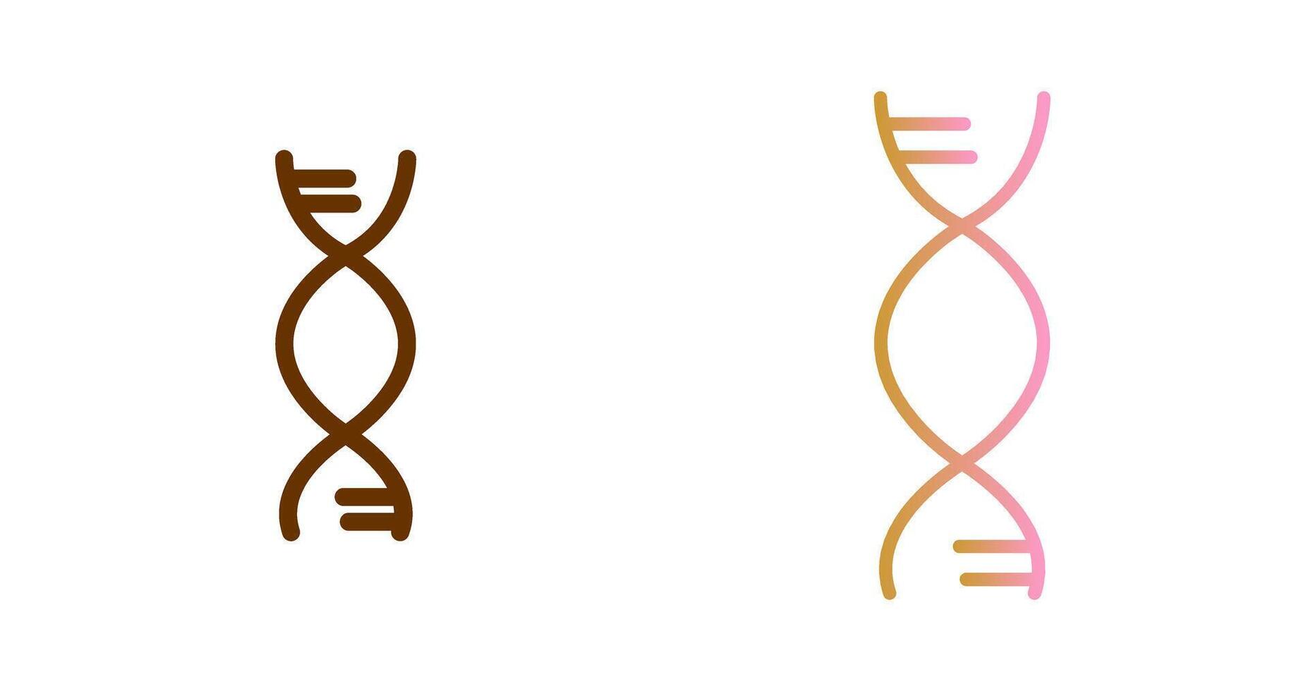 DNA Icon Design vector