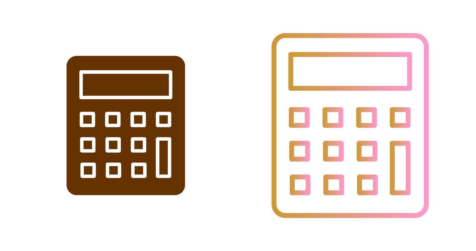 Calculator Icon Design vector