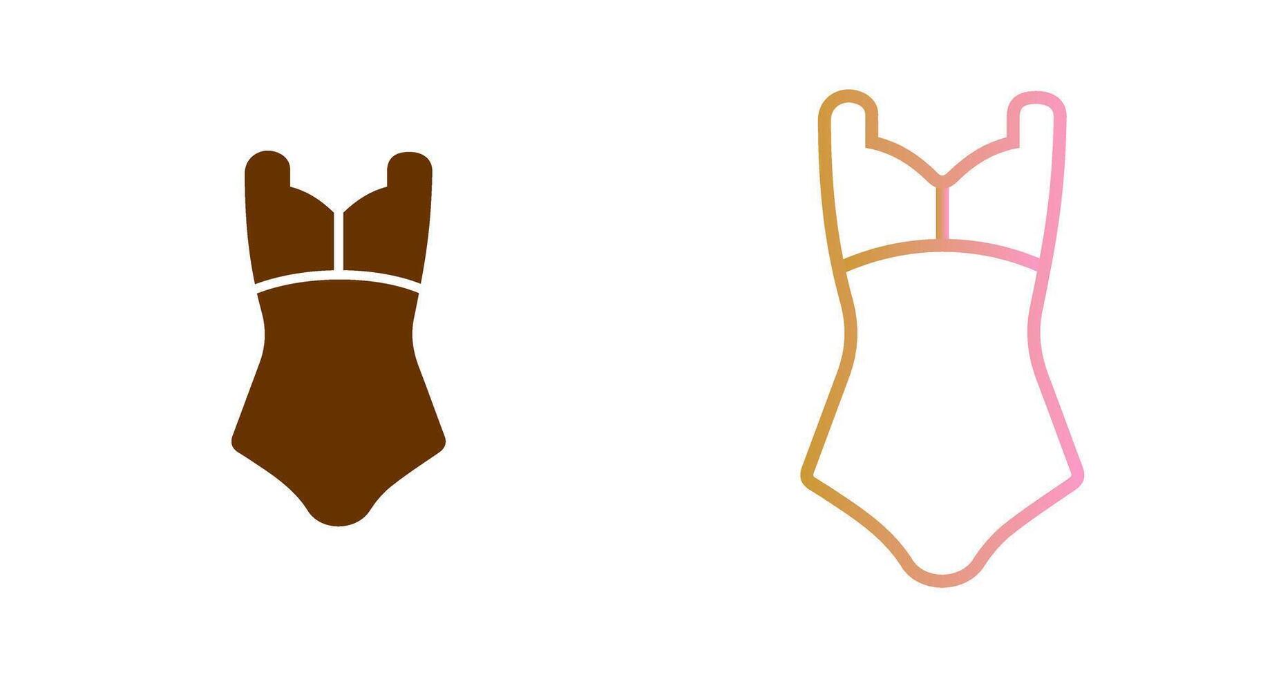 Swim Suit Icon Design vector